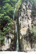 rushing waterfall