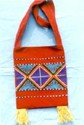 Embroidery hanging bag