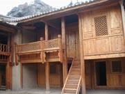 Traditional local-style house of the Mosos
