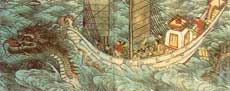 日本镰仓时期所绘的中国海船